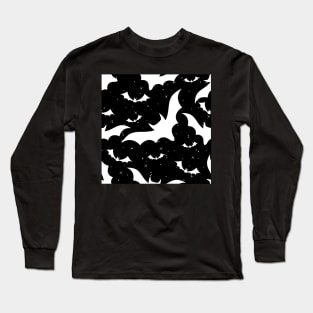 Bat Print Long Sleeve T-Shirt